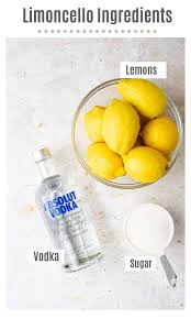 homemade limoncello quick easy