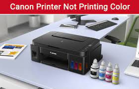 canon printer not printing color correctly