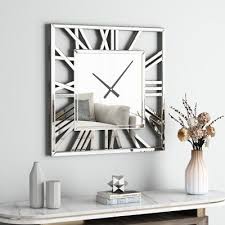 Everly Quinn Jeni Glass Wall Clock