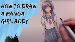 how to draw a manga body step by