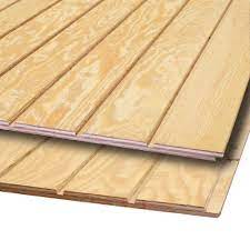 15/32 in. x 4 ft. x 8 ft. Plywood Siding Panel 399067 - The Home Depot |  Plywood siding, Shed doors, Shed siding ideas