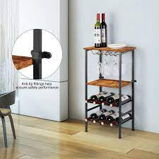 Oumilen Freestanding Wine Rack With 8