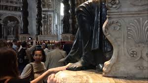 St peter catholic church parish app also provides valuable resources that will help you grow in your faith: People Rubbing Off The Toes Of Saint Peter S Statue Youtube