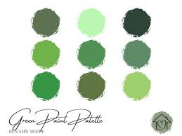 Greens Benjamin Moore Paint Palette