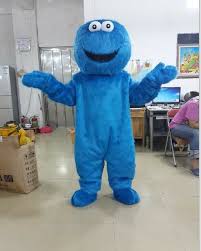 Ebay Sponsored Sesame Street Blue Cookie Monster Mascot
