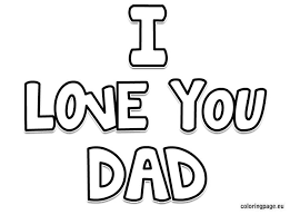 To undo your last action, click on the eraser icon. I Love You Dad Coloring Page Love You Dad Coloring Pages Fathers Day Cards