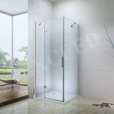 germany design square hinge shower door