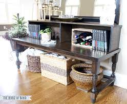 Diy Two Tiered Foyer Console