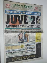 Il 5 maggio udinese juve vs lazio inter 1 parte by andrea magrì. Corriere Dello Sport 06 05 2002 Juventus 26 Scudetto Del 5 Maggio 2002 Ebay
