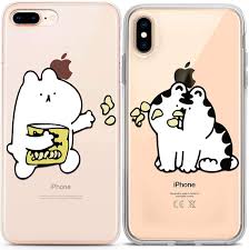 Everyone knows that a clear case is the way to go, and now amazon is selling. Amazon Com Lex Altern Couple Cases Compatible With Iphone 12 Pro Max 11 Mini Se Xr Xs 8 Plus 7 6 Food Anniversary Matching Adorable White Cat Best Friend Cute Kawaii Tpu Boyfriend Chubby Flexible Lightweight