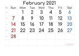 Free printable february 2021 calendar. Free Printable February 2021 Calendar Premium Free Printable 2021 Monthly Calendar With Holidays