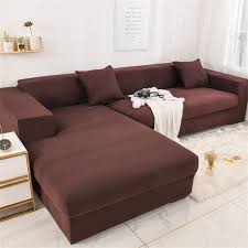 quality sofa slipcover anti dust brown