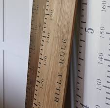 Personalised Kids Rule Giant Ruler Height Chart