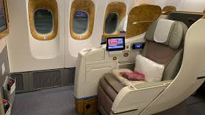 flying emirates boeing 777 business