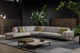 Aida A Round Corner Sectional Sofa By