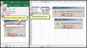 Two Ways To Disable Excels Pivot Table Drill Down Feature