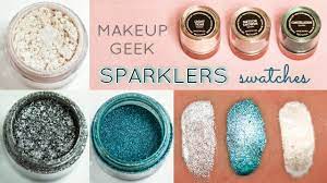 makeup geek sparklers swatches loose