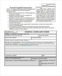 free 8 sle tenant complaint forms