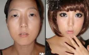 asian s before and after the makeup