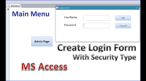 how to create login form with security
