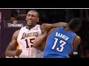 Ron Artest (Metta World Peace) Elbows James Harden. Ejected