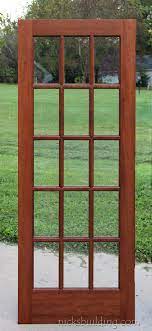 Interior French Doors Mahogany