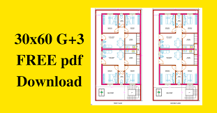 30x60 G 3 Apartment Plan With Lift And