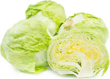 How big is a head of iceberg lettuce?