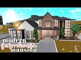 Bloxburg Modern Farmhouse Mansion