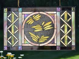 Whimsical Garden Motif Stained Glass