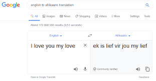 Here is the translation and the afrikaans word for email Translate English To Afrikaans Services By Google Translate