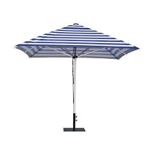 Market Umbrella Navy White Stripe