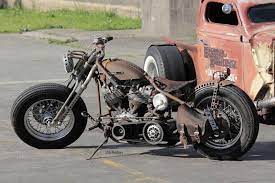 harley davidson rusty bobber motorcycle