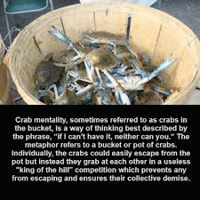 Enjoy reading and share 1 famous quotes about crab mentality person with everyone. Crab Mentality Sometimes Referred To As Crabs In The Bucket Is A Way Of Thinking Best Described By The Phrase If I Can T Have It Neither Can You The Metaphor Refers To