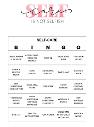 The winning bingo table will have 5 consecutive squares with a. Free Printable Self Care Bingo Rko Ideas Galore By Karen