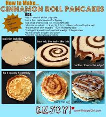cinnamon roll pancakes recipe