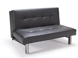 tufted sleek contemporary black leather