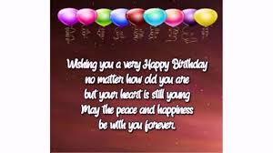 nice birthday wishes for elderly people