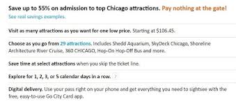 Get access to top chicago attractions, tours and activities all at one low price. Chicago Citypass Vs Go Chicago Passes Which Discount Pass Is Best