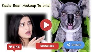 how to do koala bear illusion makeup
