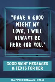 81 cute good night messages texts for