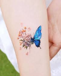 30 awesome blue erfly tattoo ideas