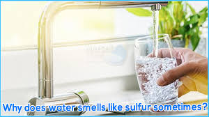 why does water smells like sulfur