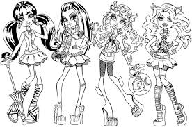 Especially if you are coloring unicorn drawings! Free Coloring Pages Monster High Dolls B111 Coloring Pages Landscape