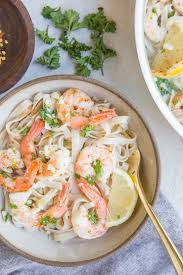 easy lemon garlic shrimp pasta dairy