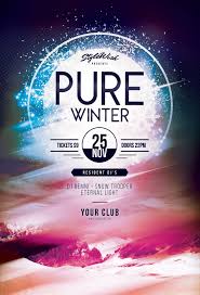 Pure Winter Flyer Template Download Psd File 9 Flyer