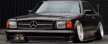 These versions were known as the 5.6 amg and the 6.0 amg. Slammed Mercedes Benz 560 Sec Rides Dirty Looks Clean Autoevolution