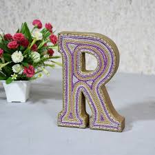 R Alphabet Letter Block
