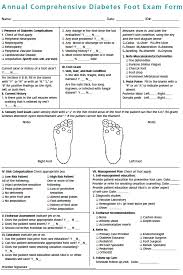 Image Foot Exam Form Wound Care Feet Care Podiatry