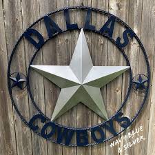 Dallas Cowboys Metal Lone Star Twisted